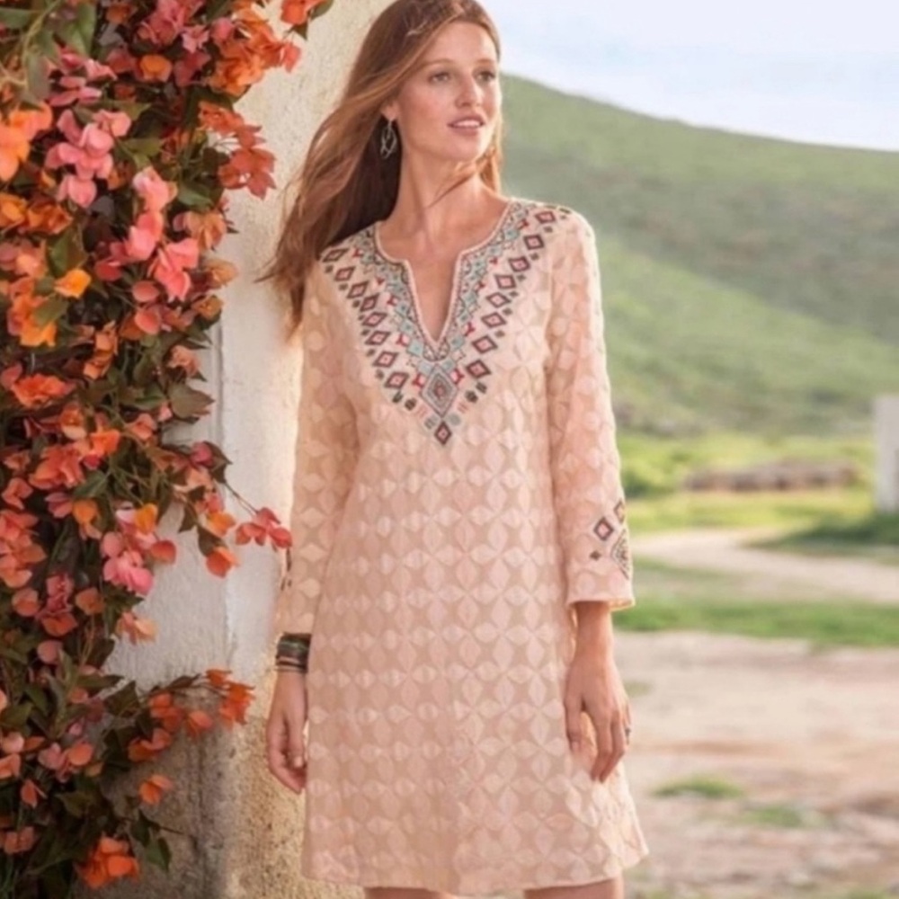 Sundance Global Embrace‎ Lace Beaded Dress Coverup